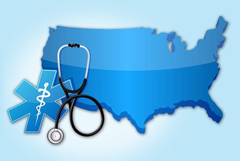 medicaid symbol with map
