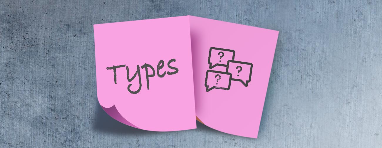 types post it note